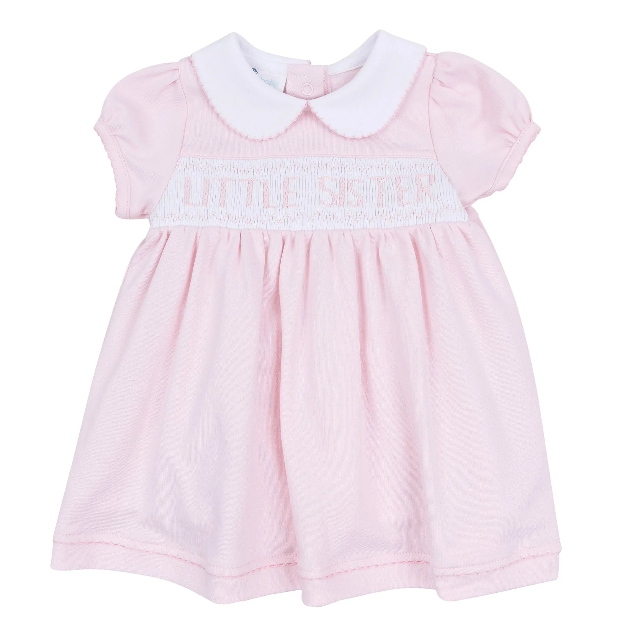 Little Sister Smocked Short Sleeve Dress