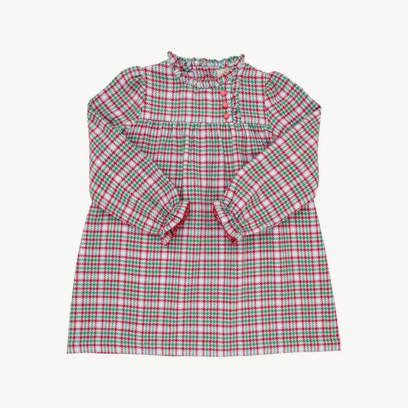 Long Sleeve Mary Baker Day Dress- Wicker Park Plaid