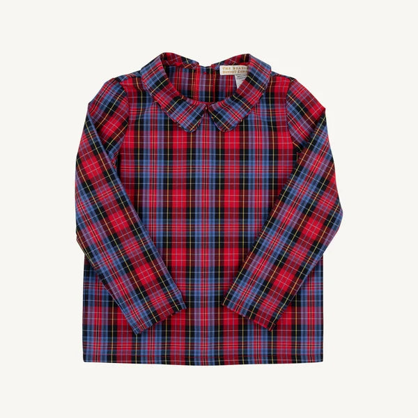 Peter Pan Collar Shirt- Bucktown Tartan