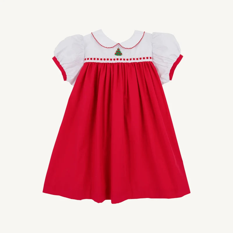 Mary Dal Dress- Richmond Red Christmas Tree