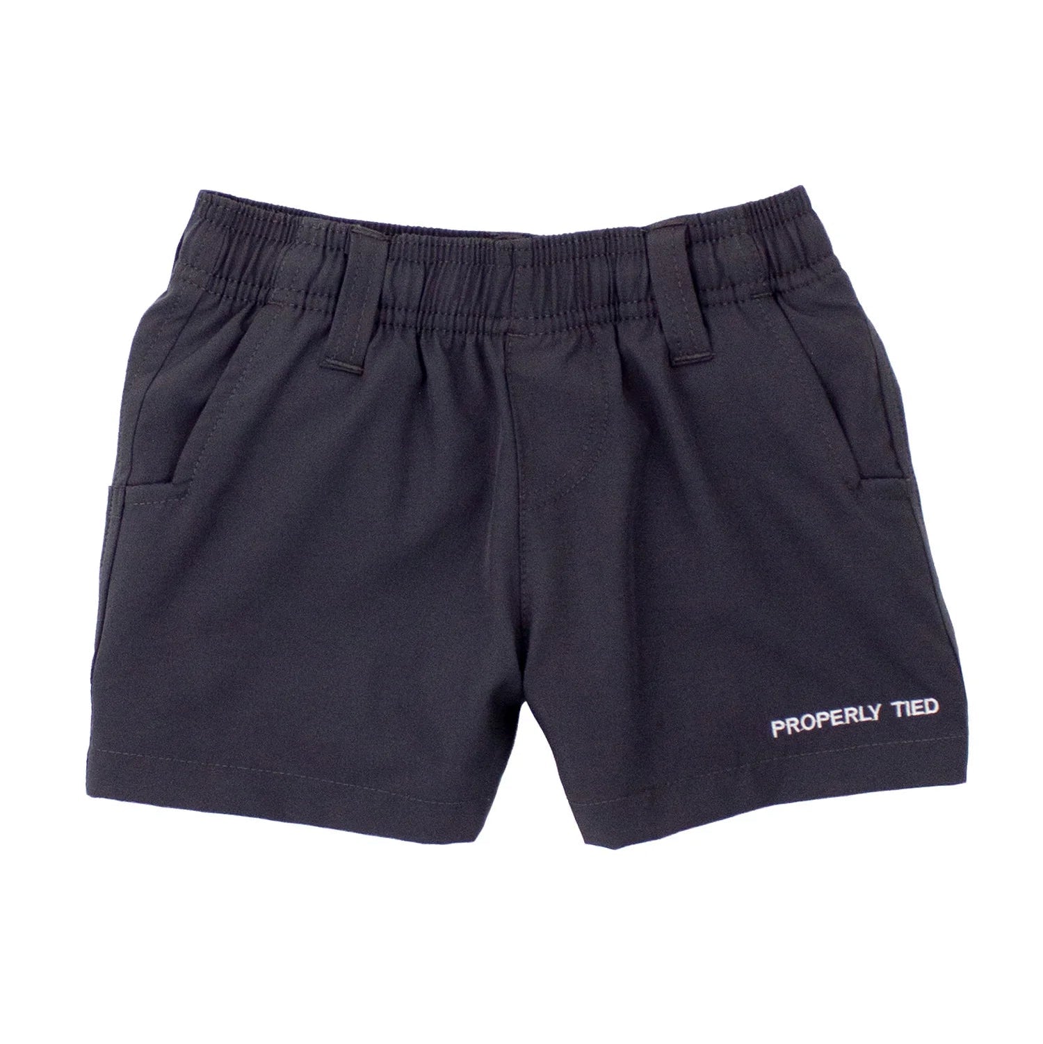 Boys Pintail Short- Charcoal