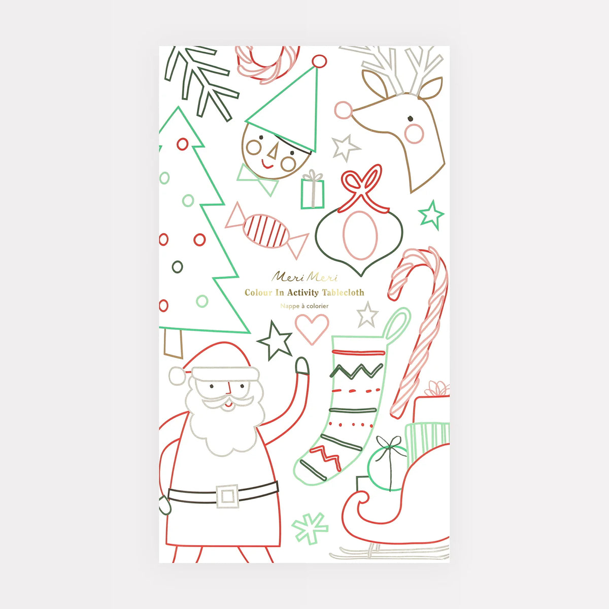 Christmas Color in Tablecloth