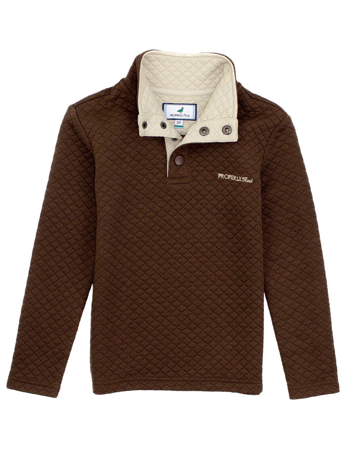 Club Pullover- Brown