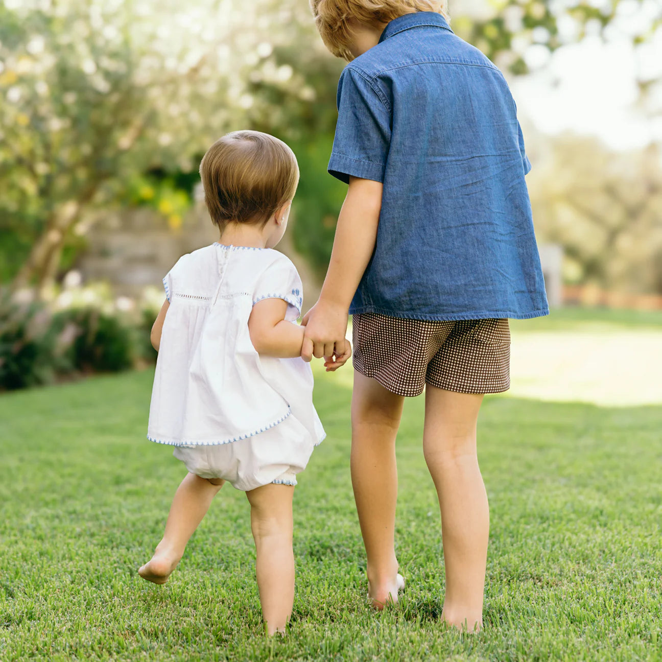 baby girls white embroidered top and bloomer set