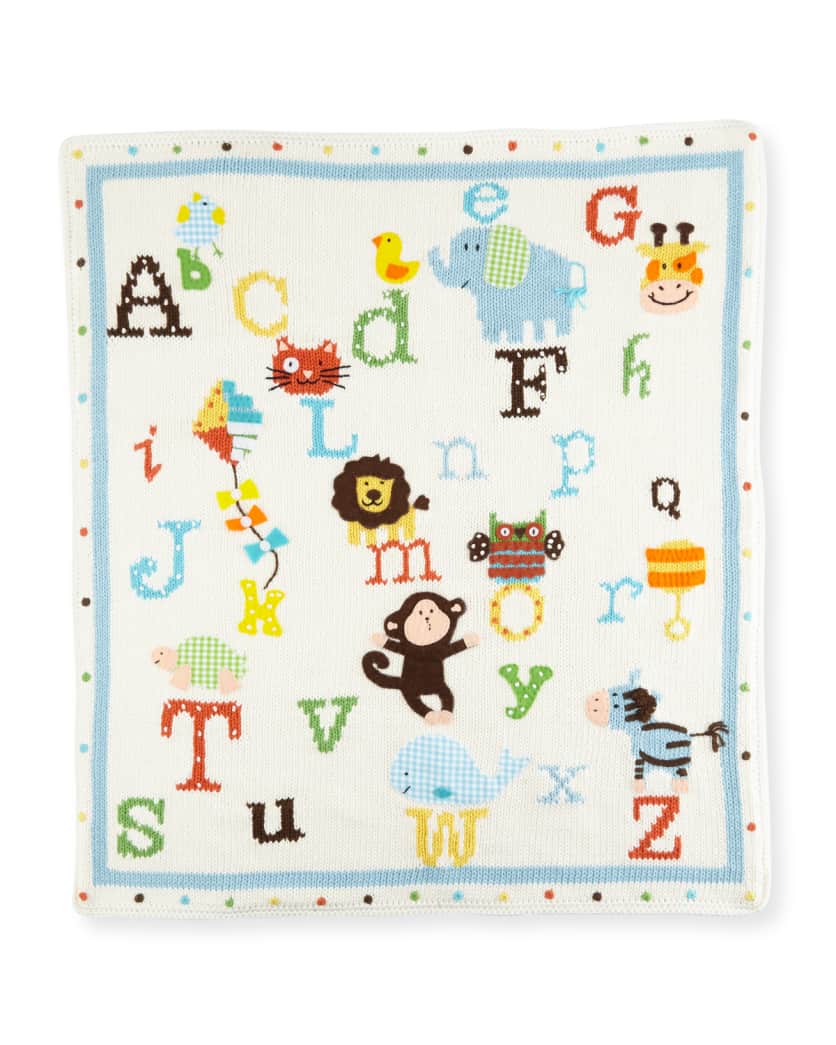 Artwalk Alphabet Soup Baby Blanket
