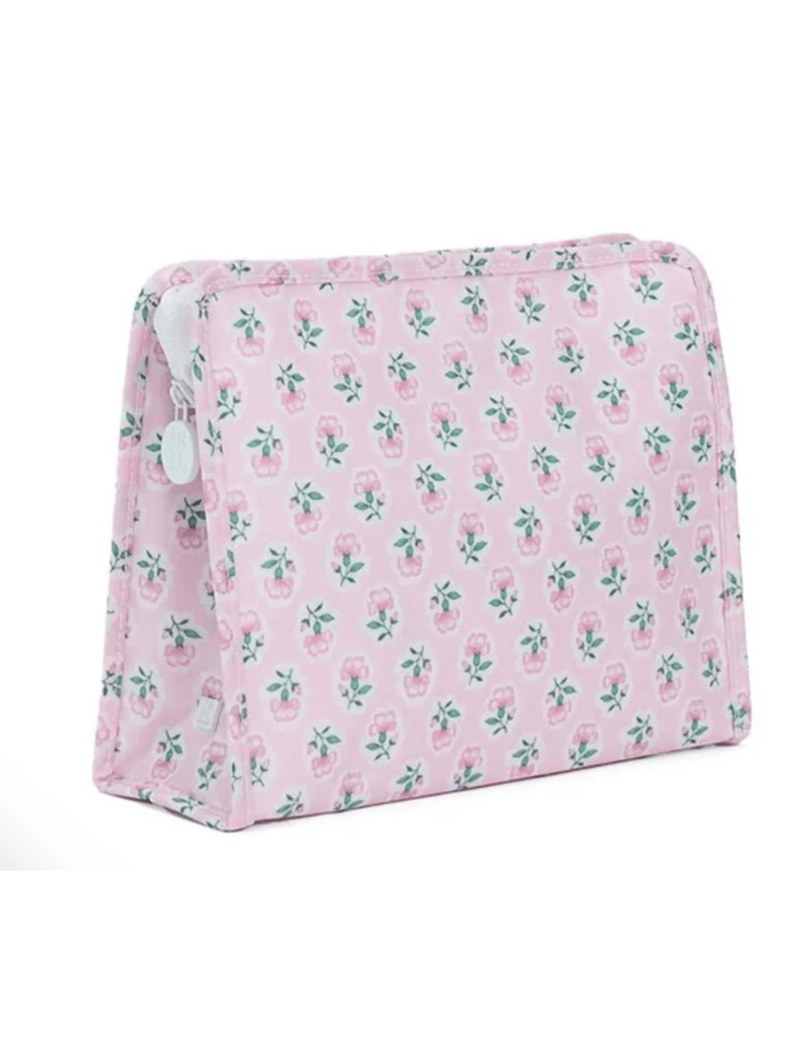 Roadie Zip Pouch- Petite Fleur Pink