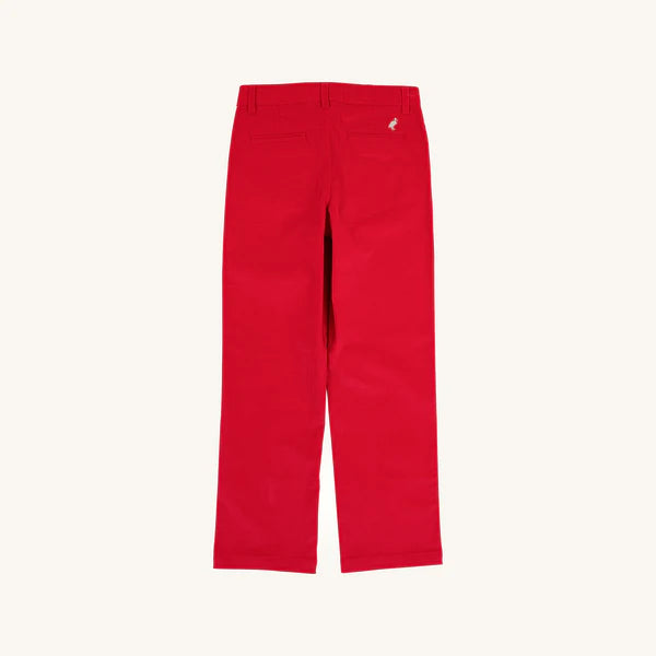 Prep School Pants (Corduroy)- Richmond Red/ Osprey Oatmeal Stork