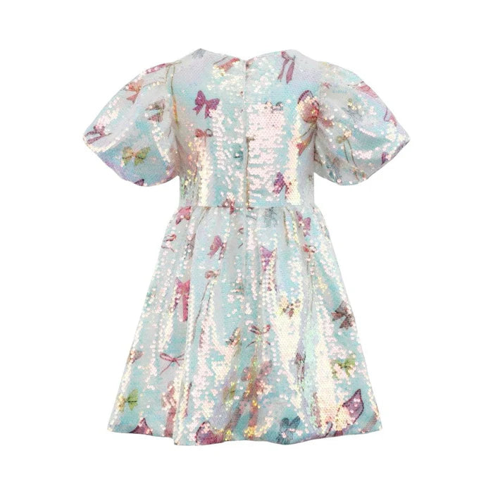 Pretty Bows Sequin Dress