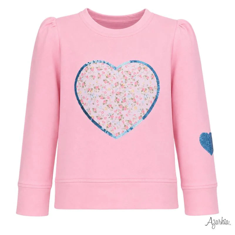 Sequin Applique Stay Sweet Pink Holly