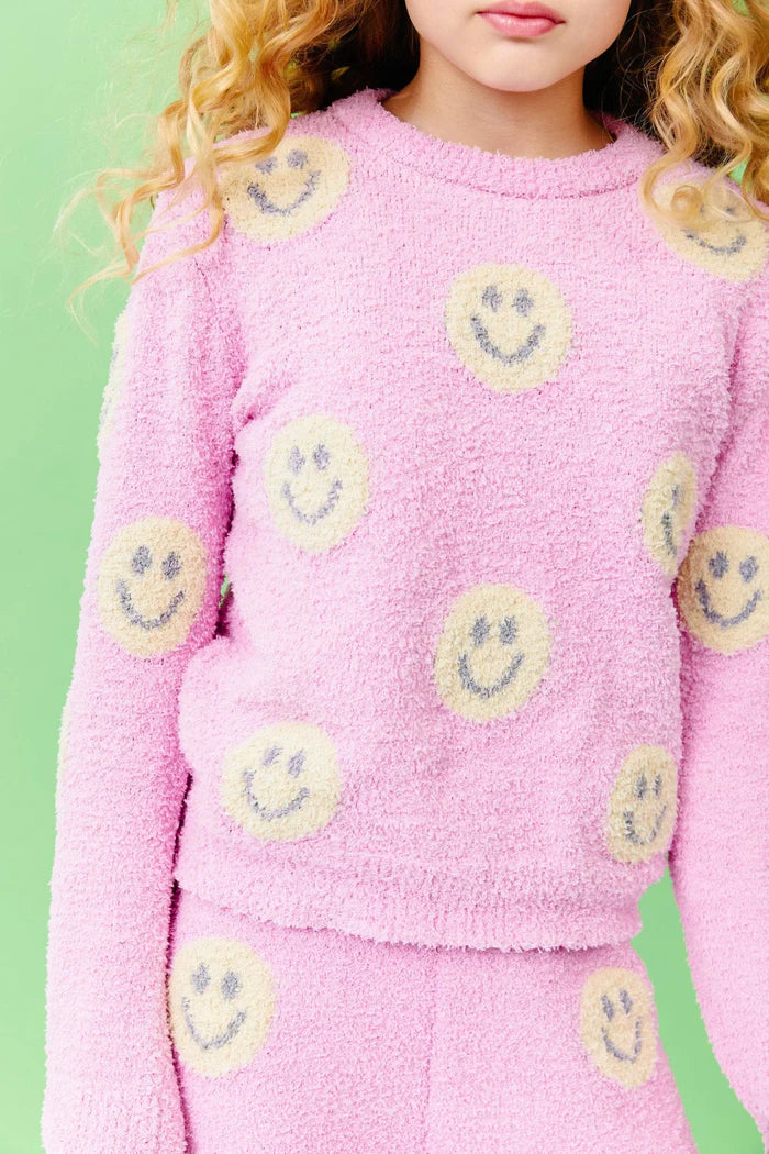 Pinky Fuzzy Smiley Emoji Set
