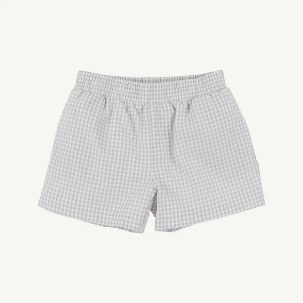 Sheffield Shorts- Grantley Grey Mini Gingham