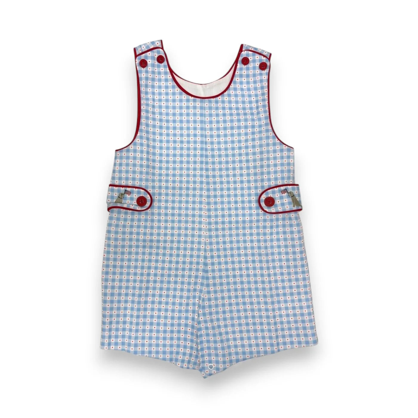 Shep Tab Shortall- Patriotic Plaid