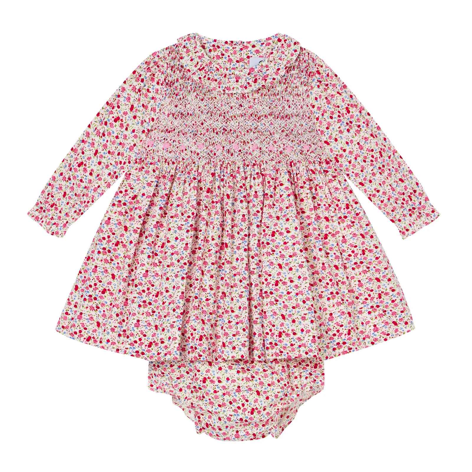 Hand-Smocked Baby Dress - Keelin