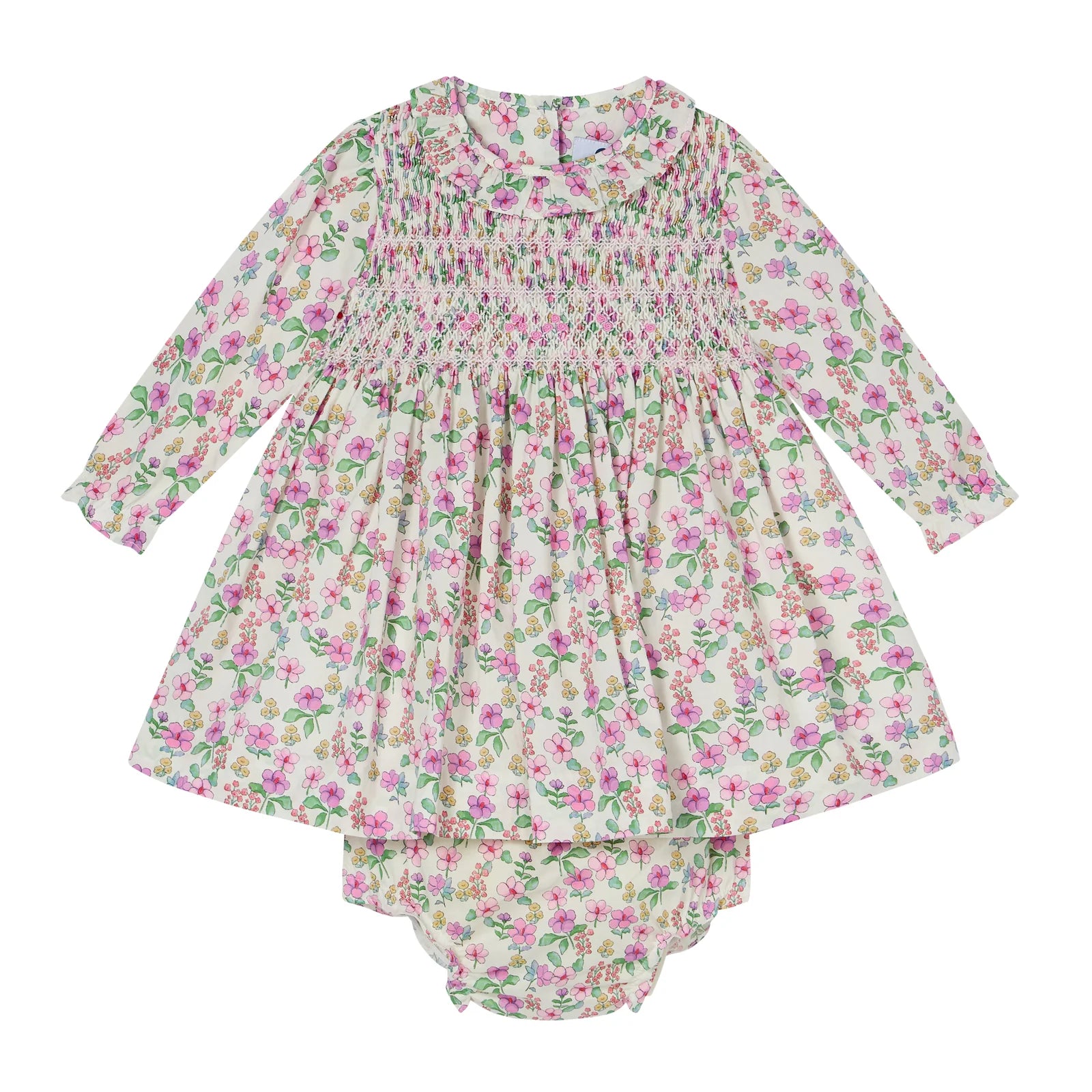 Hand-Smocked Baby Dress - Solaria