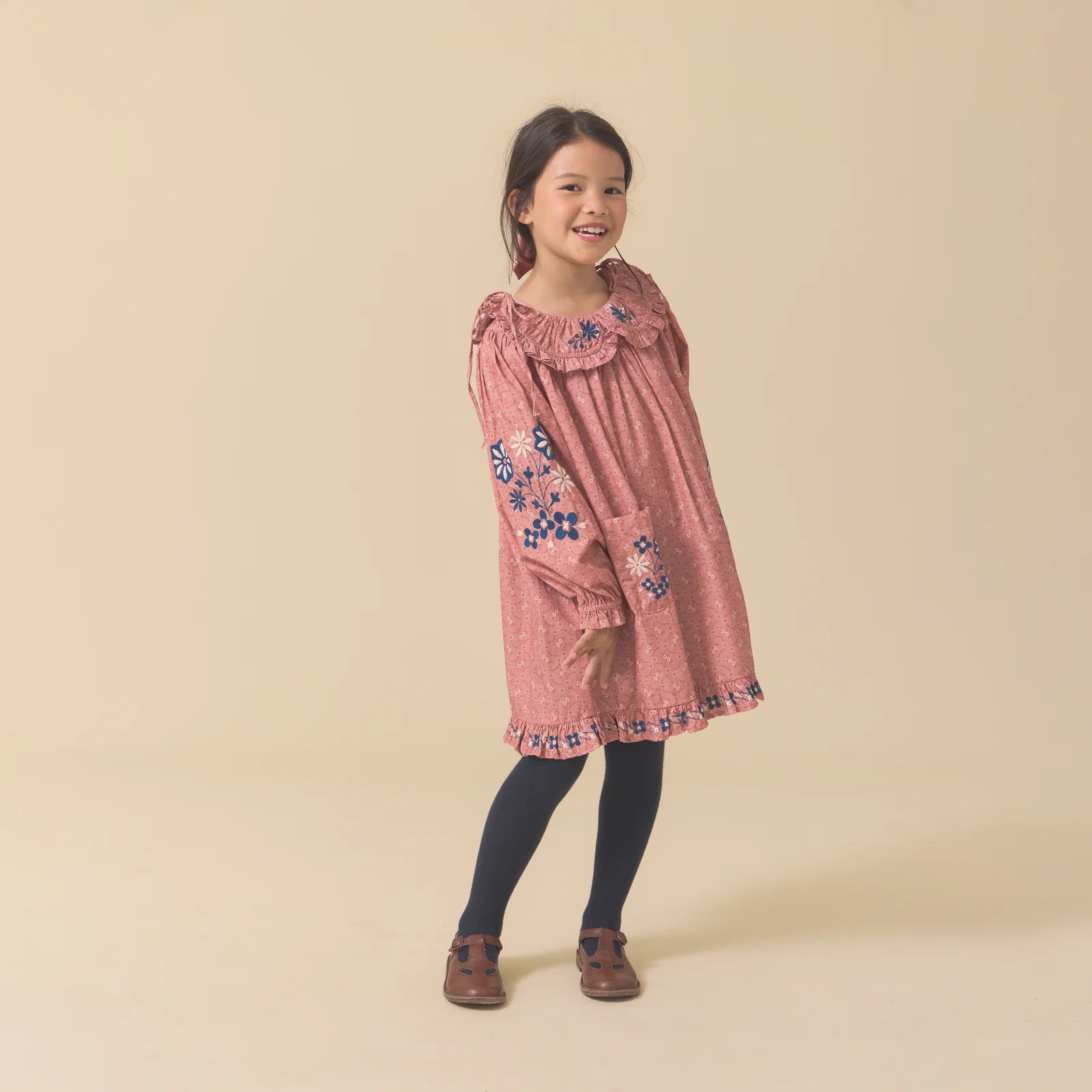 Belle Dress- Old Rose