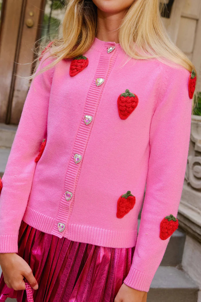 Sweet Strawberry Cardigan