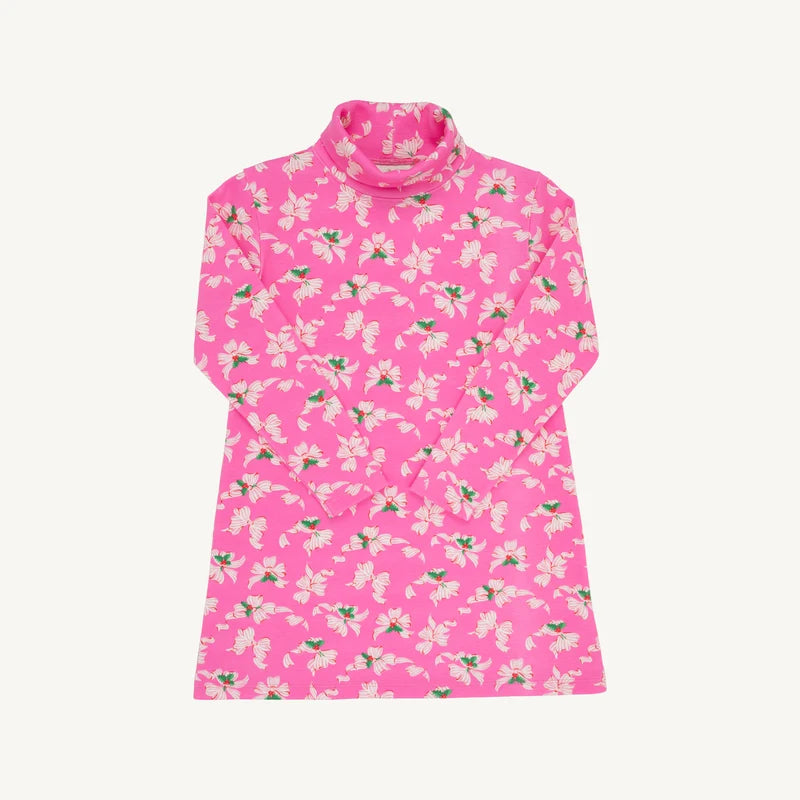 Tatum's Turtleneck Dress- Bows of Holly
