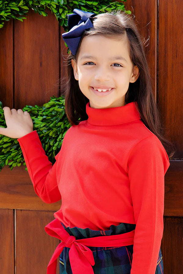 Tatum's Turtleneck - Richmond Red