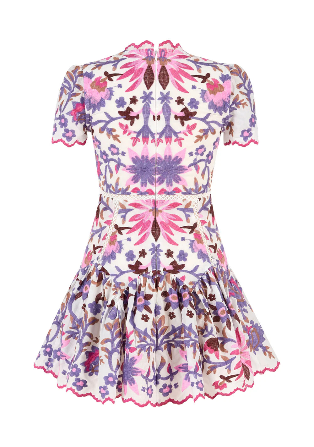 Taylee Embroidered Sleeve Mini Dress