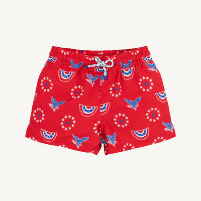 Tortola Swim Trunks- Star Spangled Swag