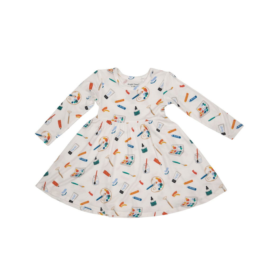 Art Supplies Twirly L/S Dress
