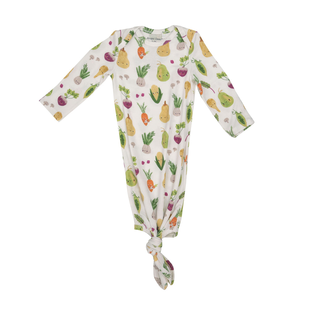 Baby Vegetables Knotted Gown