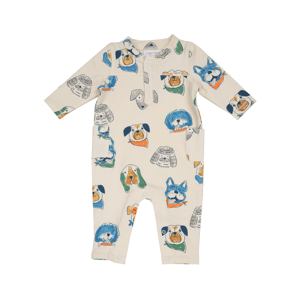 Furry Friends French Terry Romper