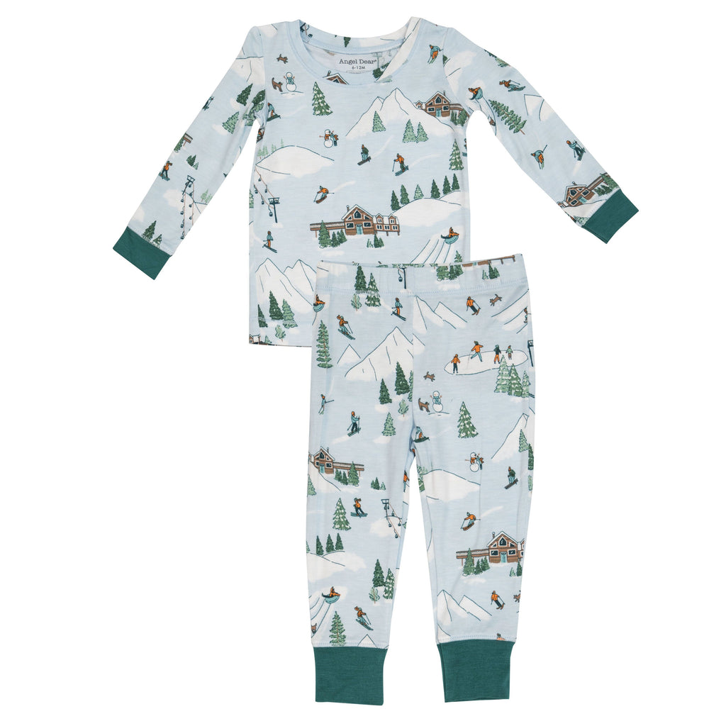 Winter Fun Skiing L/S Loungewear Set
