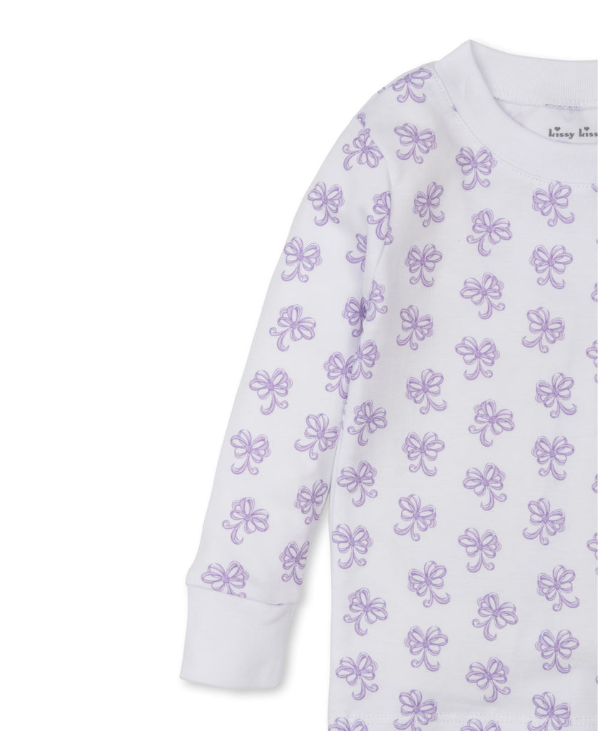 Lilac Bows All Around Pajama Set