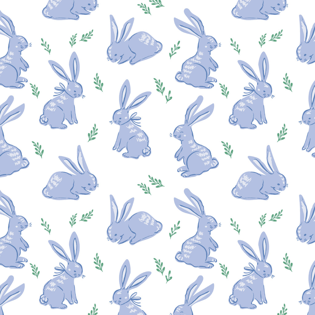 Jack Pajama Set - Bunny Hop Blue