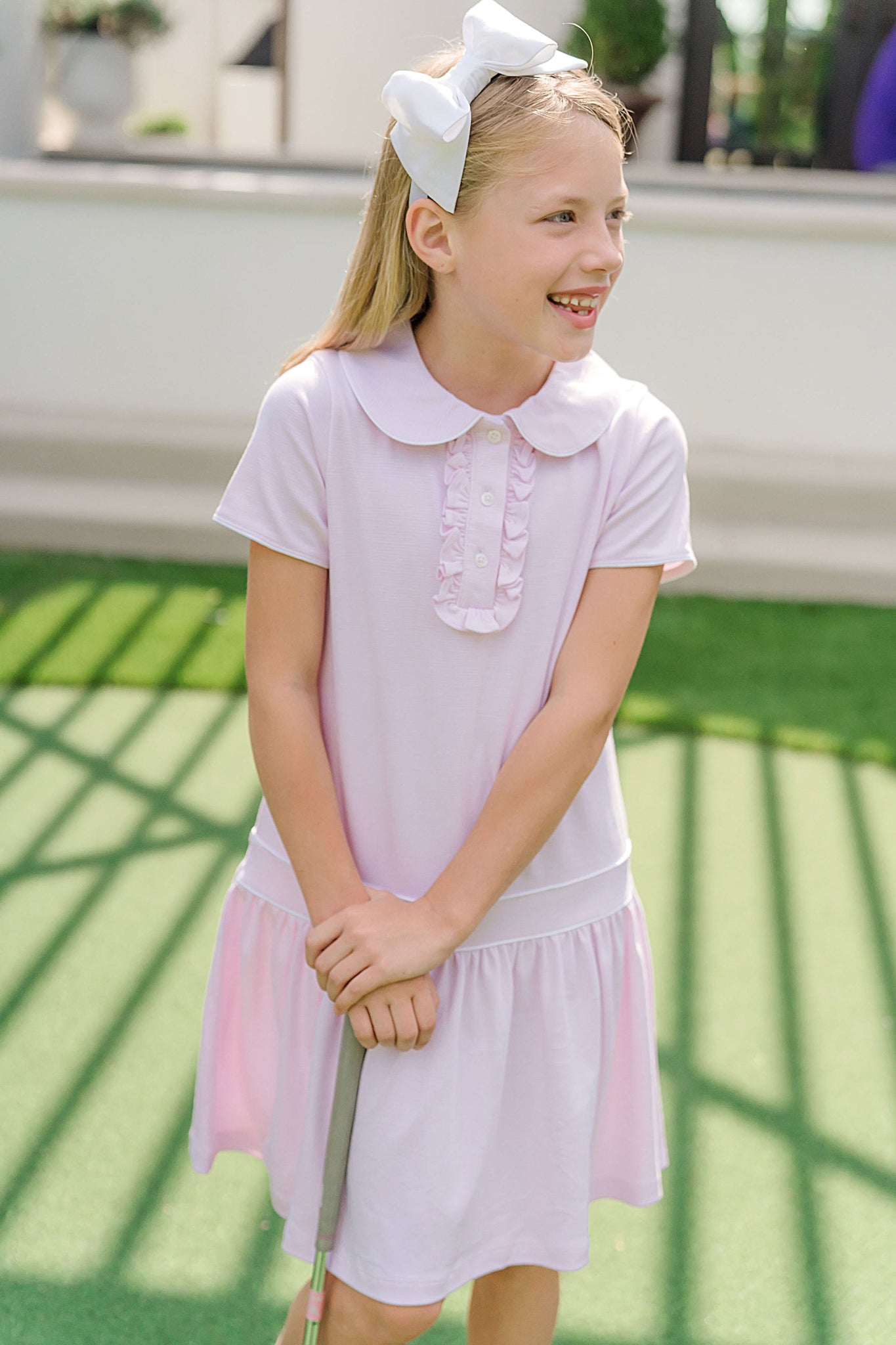 Sydney Dress - Pink Stripes