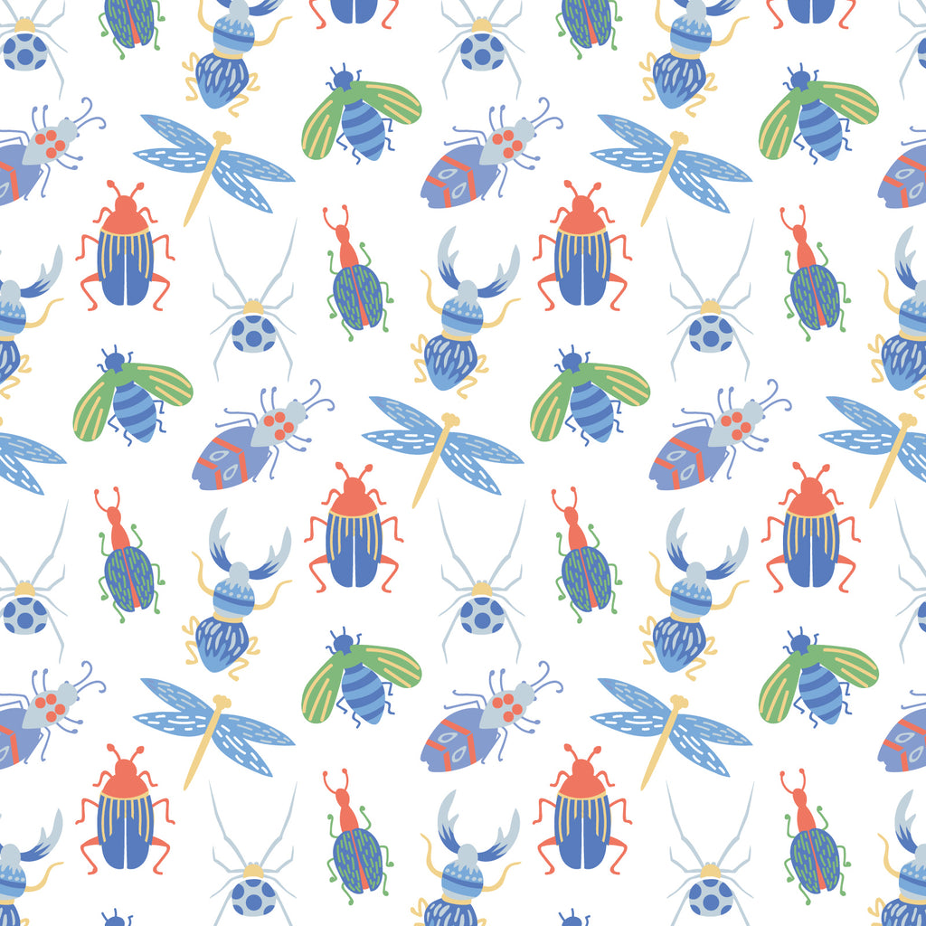 Parker Zipper Pajama - Busy Bugs