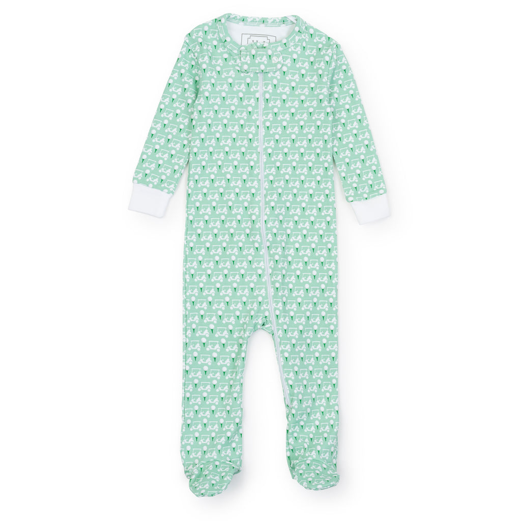 Parker Zipper Pajama - Golf Putting Green