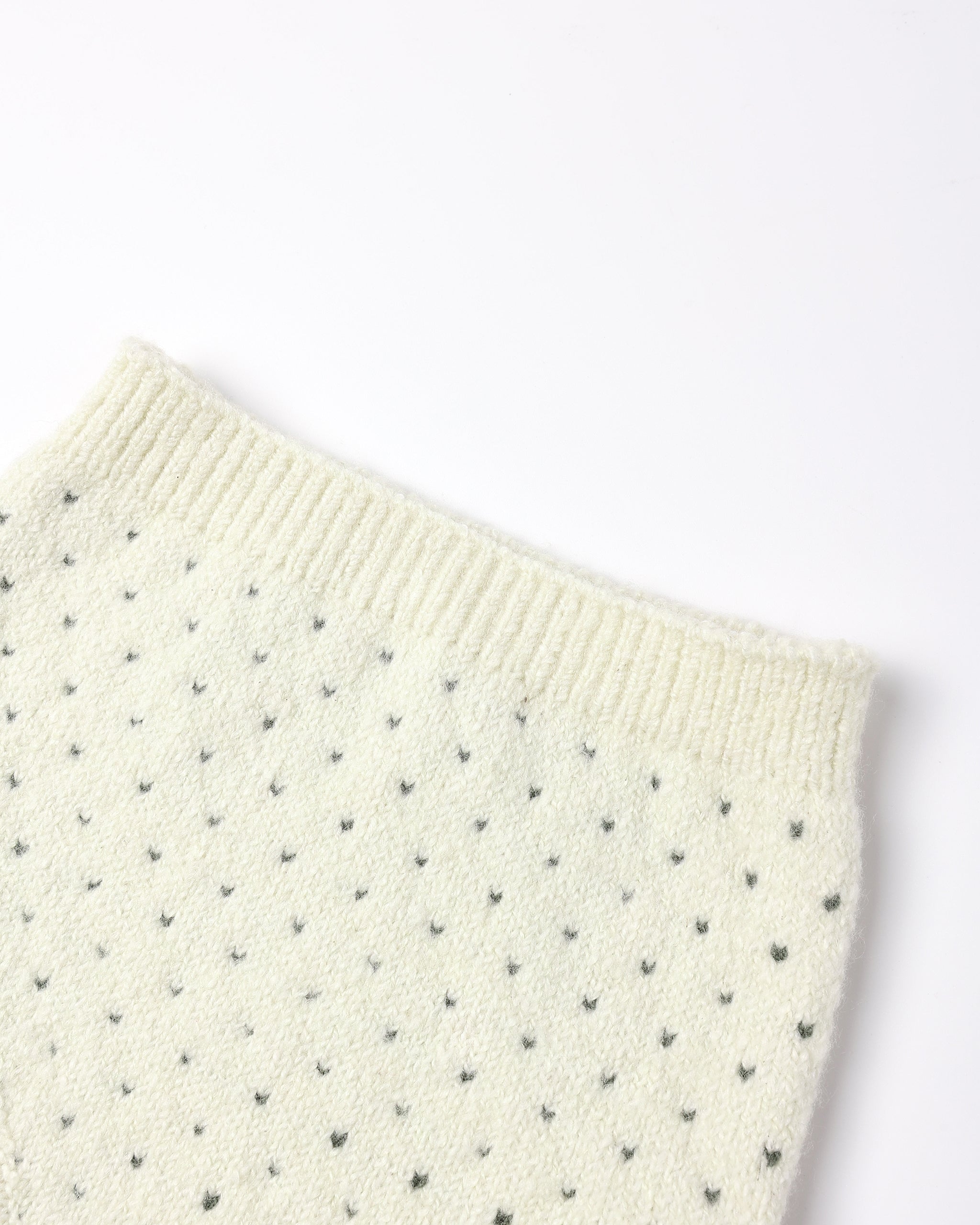 FAIR ISLE SWEATER || TREES + KNIT EVERGREEN SPECKLE BLOOMER