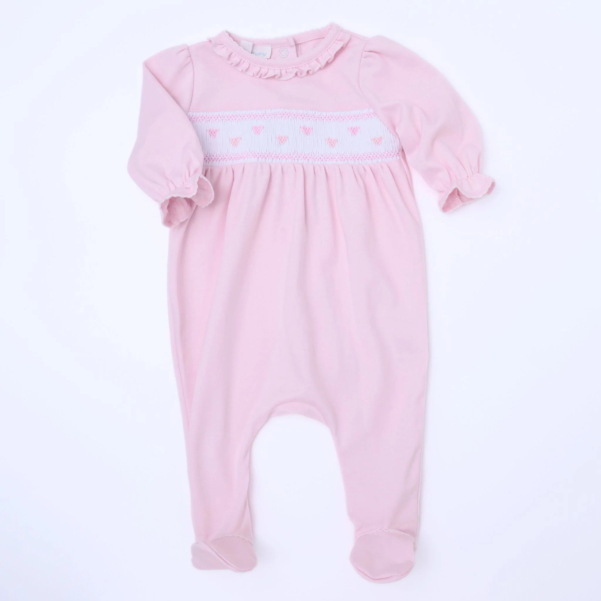 Valentine's Classics Smocked Footie