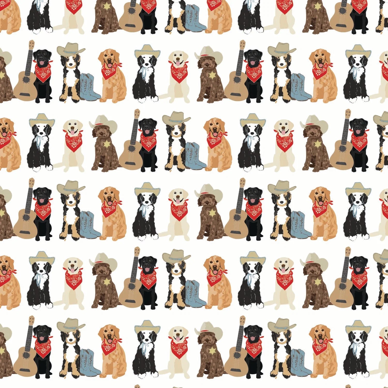 Parker Zipper Pajama - Western Pups