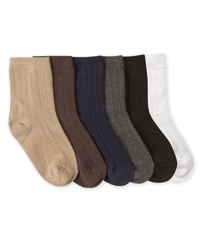 Jefferies Cotton Rib Crew Socks