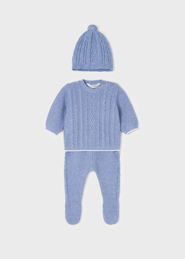Knitted Leg Warmer + Hat Set