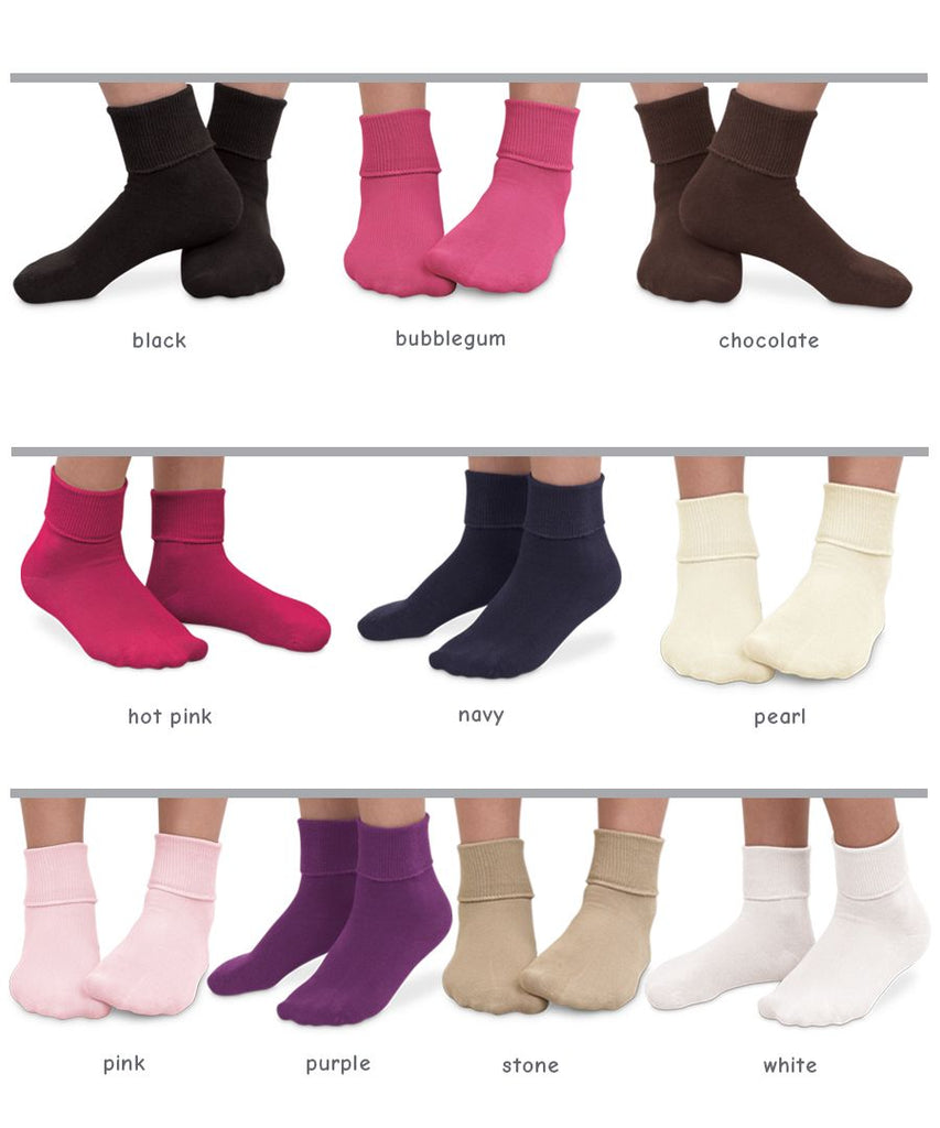 Smooth Toe Turn Cuff Socks