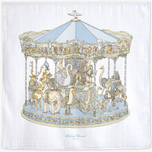 Carousel Carré Blanket