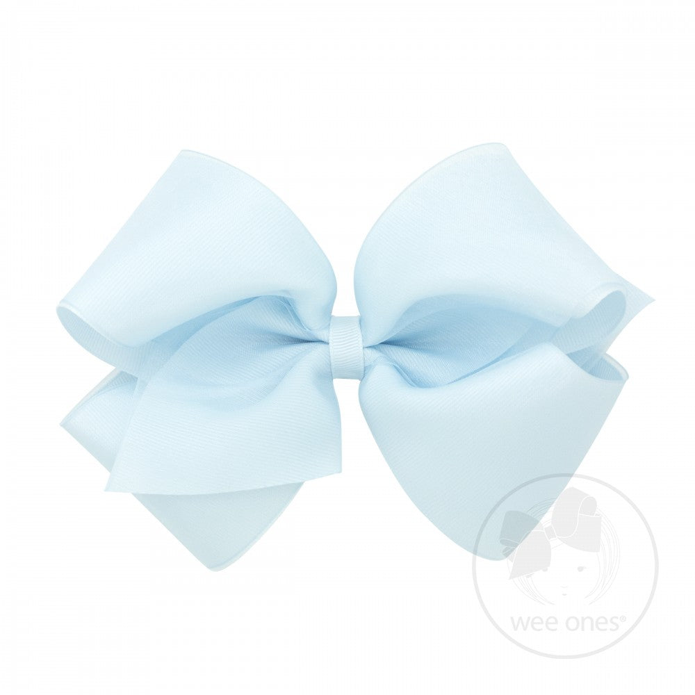 King Organza Overlay Bow