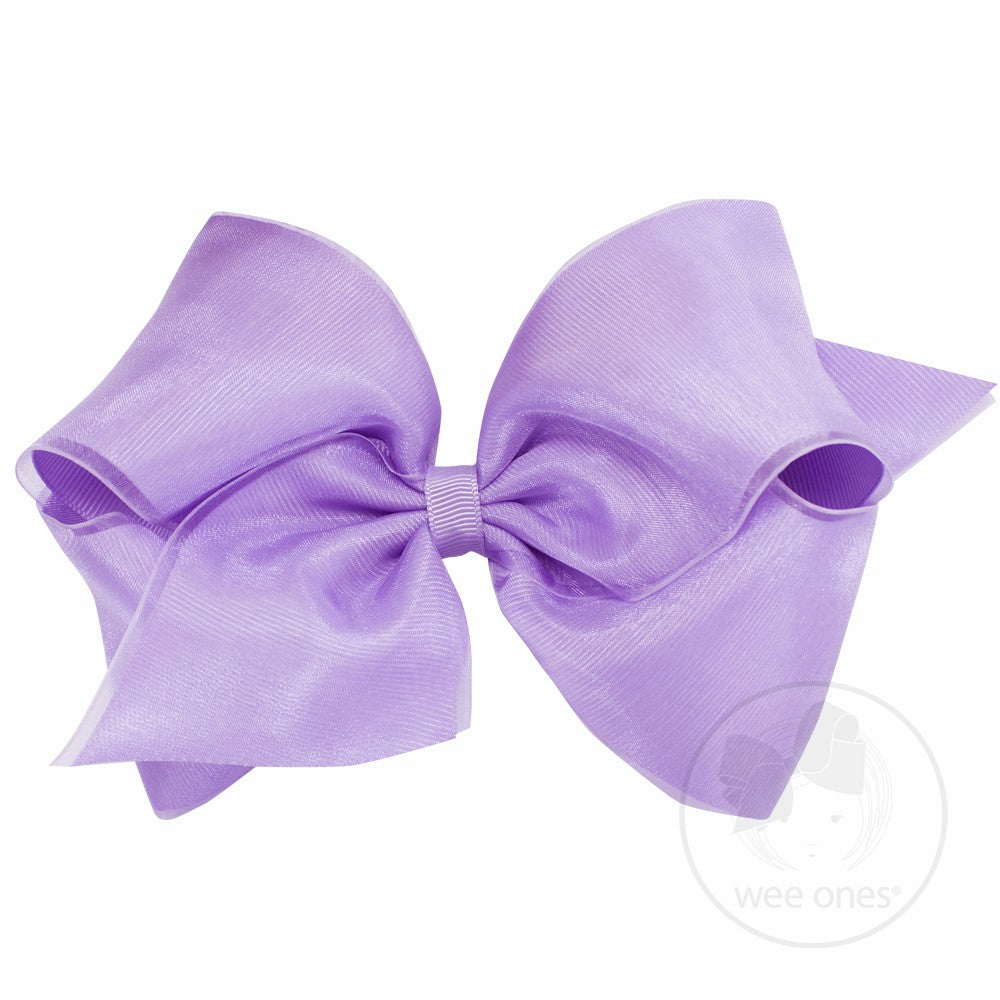 Medium Organza Overlay Bow