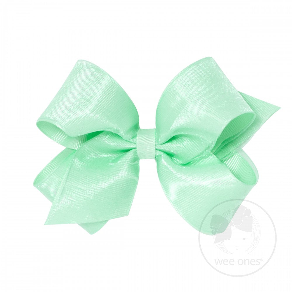 Extra Small Organza Overlay Bow