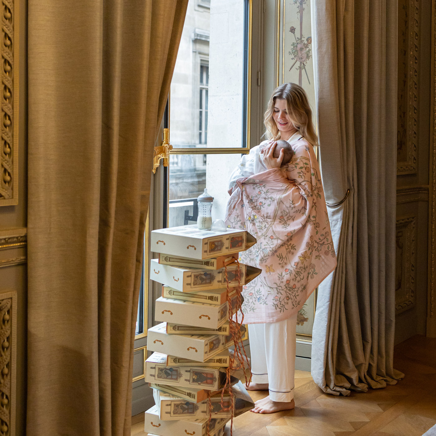 In Bloom Carré Blanket