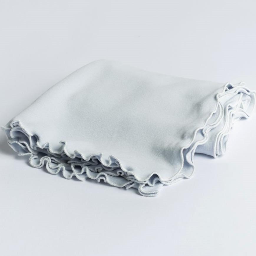 Lettuce Leaf Edge Receiving Blanket