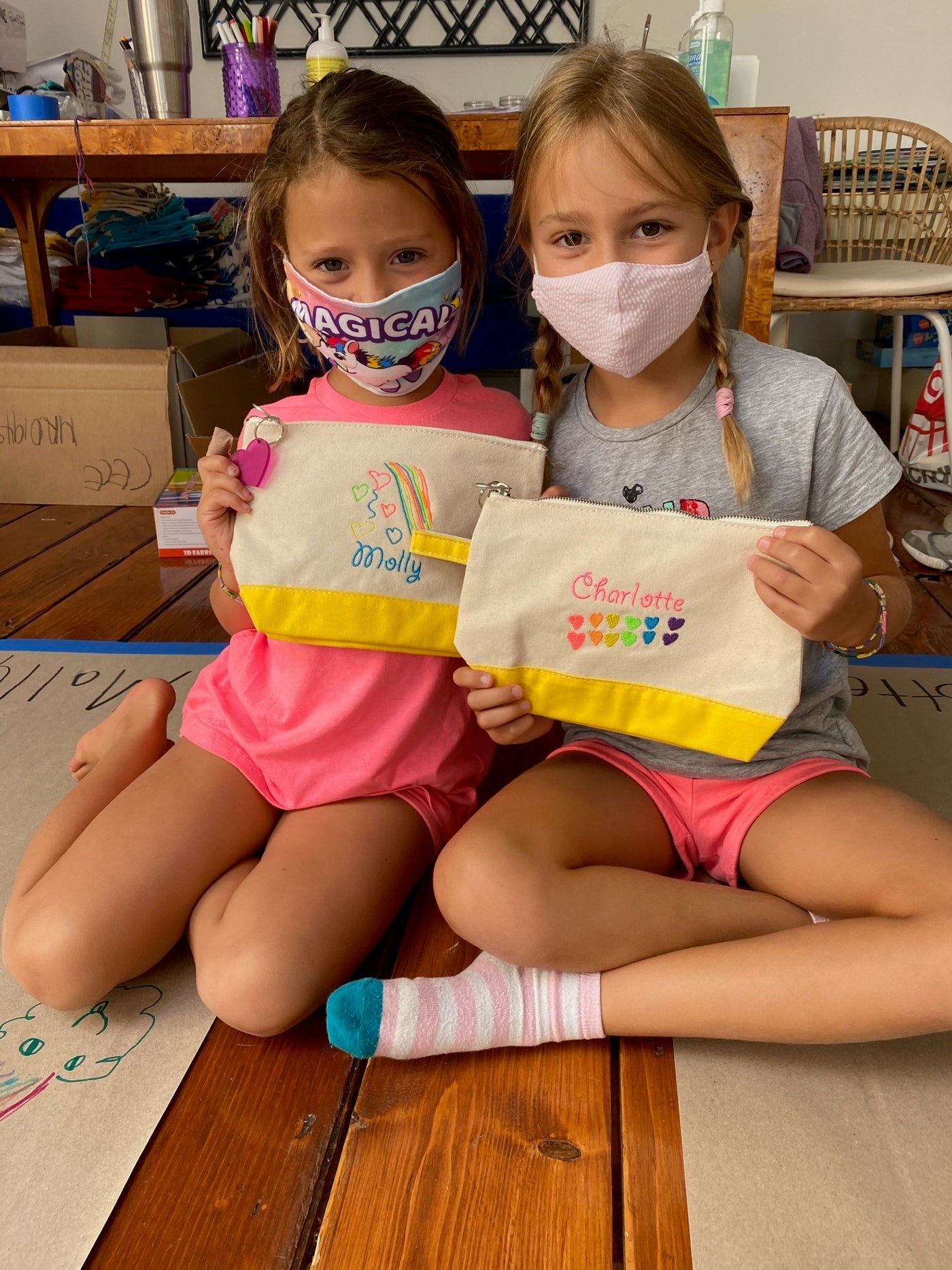 Draw Your Own Zipper Pouch Gift Set