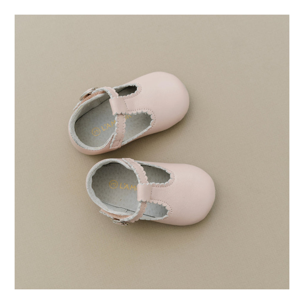 Elodie Scalloped T-Bar Crib Mary Jane