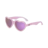Polarized Heart: Frosted Pink | Purple Mirrored Lens Hearts