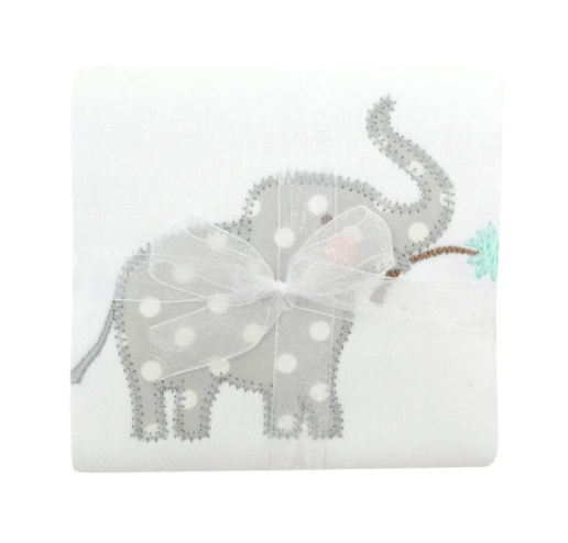 3 Marthas Applique Burp Cloth