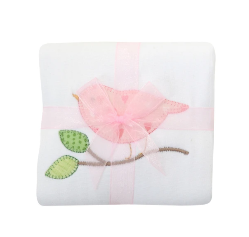 3 Marthas Applique Burp Cloth